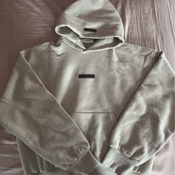 Essentials hoodie with reflective lettering