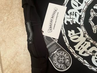 Chrome Hearts black tee medium