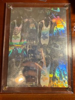 Michael Jordan Scoring Upper Deck Uncut Sheet
