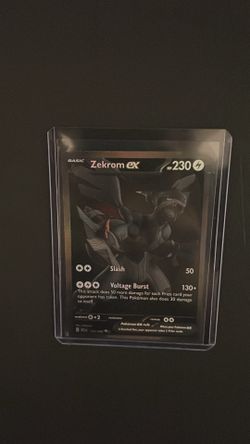 Chrome Zekrom Ex Black Bolt