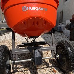 Fertilizer Spreader Husqvarna For Tractor Or Tow Like New 