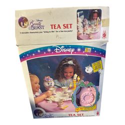 1993 Disney Beauty And The Beast Tea Set Not Complete 
