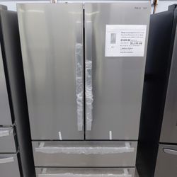 New Refrigerator SHARP 22.5 Cu- Ft 4 French Door Refrigerator With Dual Ice Maker And Water Dispenser (Fingerprint Resistant Stainless Steel)