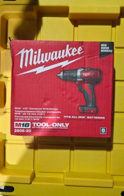 Milwaukee M18 1/2" Compact Drill/Driver Tool Only
