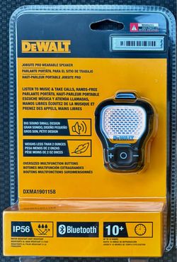 DeWalt Jobsite Pro Wearable Bluetooth Speaker