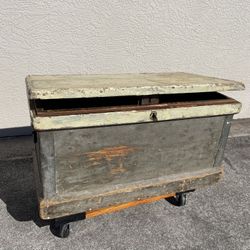 Antique Nautical Trunk Tool Box