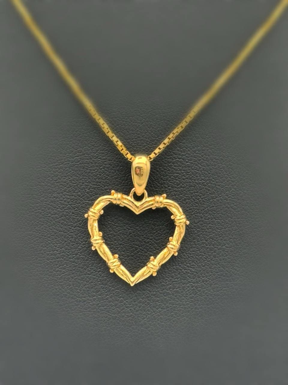 Jewelry 14k solid yellow gold pendant Heart charm 2.8 grams HEART ONLY