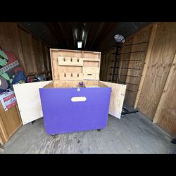 Mobile Saddle/ Horse Tack Box Trunk