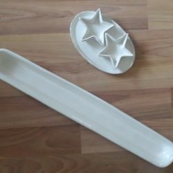 Pottery Barn Tiny Stars And Long Serving Platter