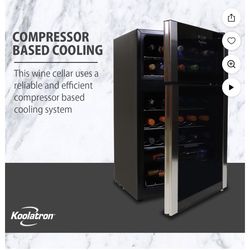 Koolatron Dual Zone Wine Cooler