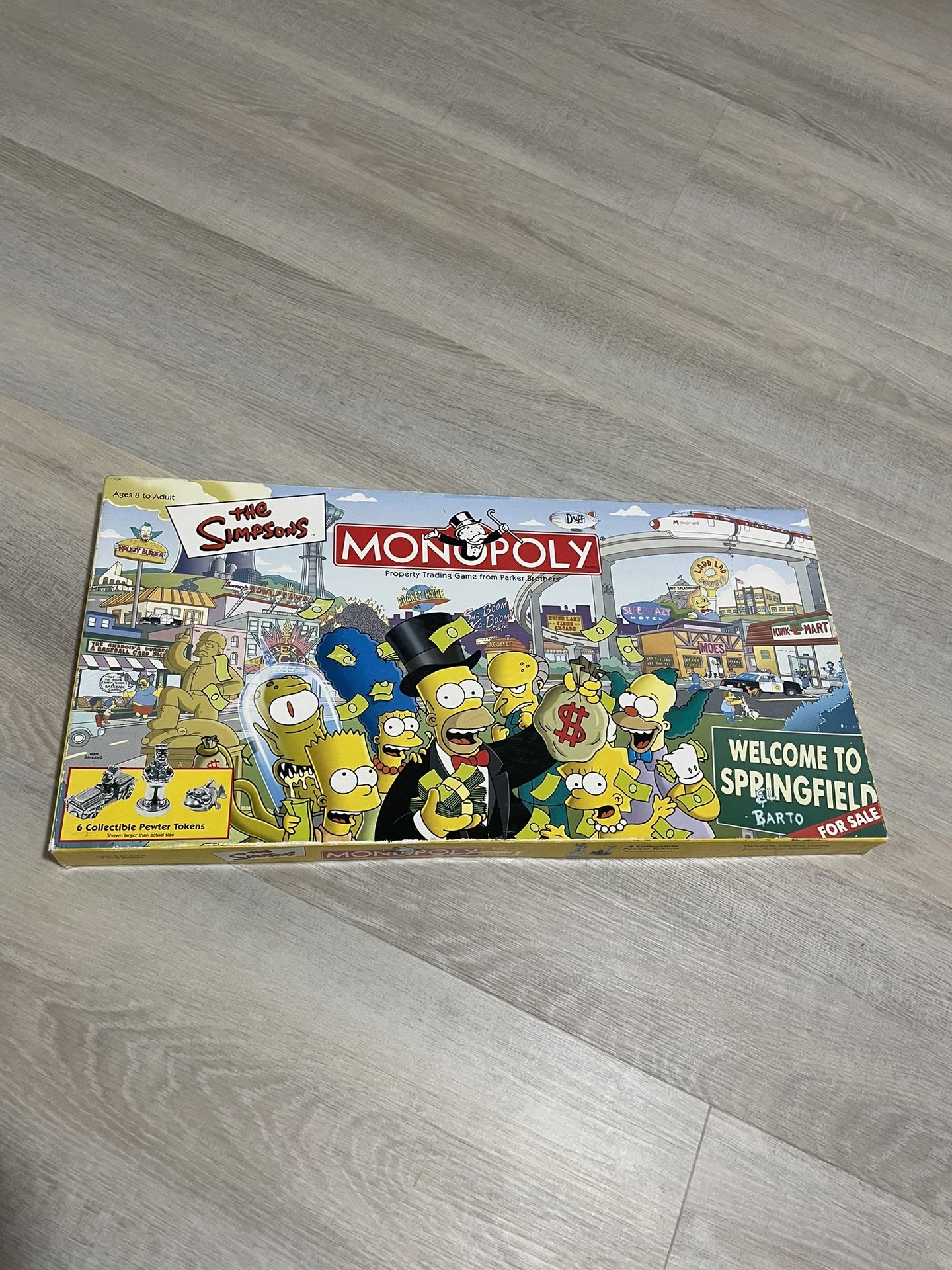 Monopoly - Simpsons Edition - 2001 Parker Brothers Game