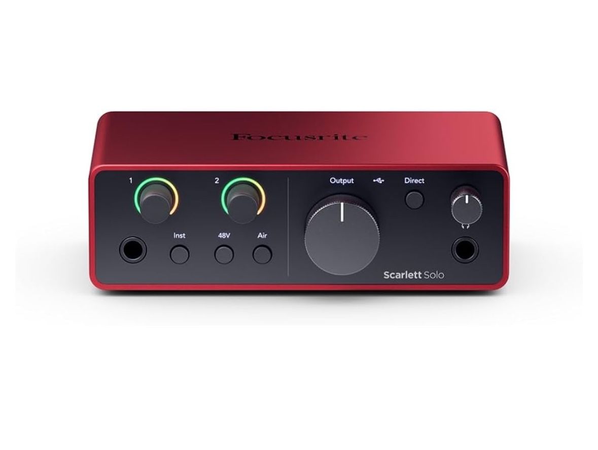 Focusrite Scarlett Solo 4th Generation USB Audio Interface