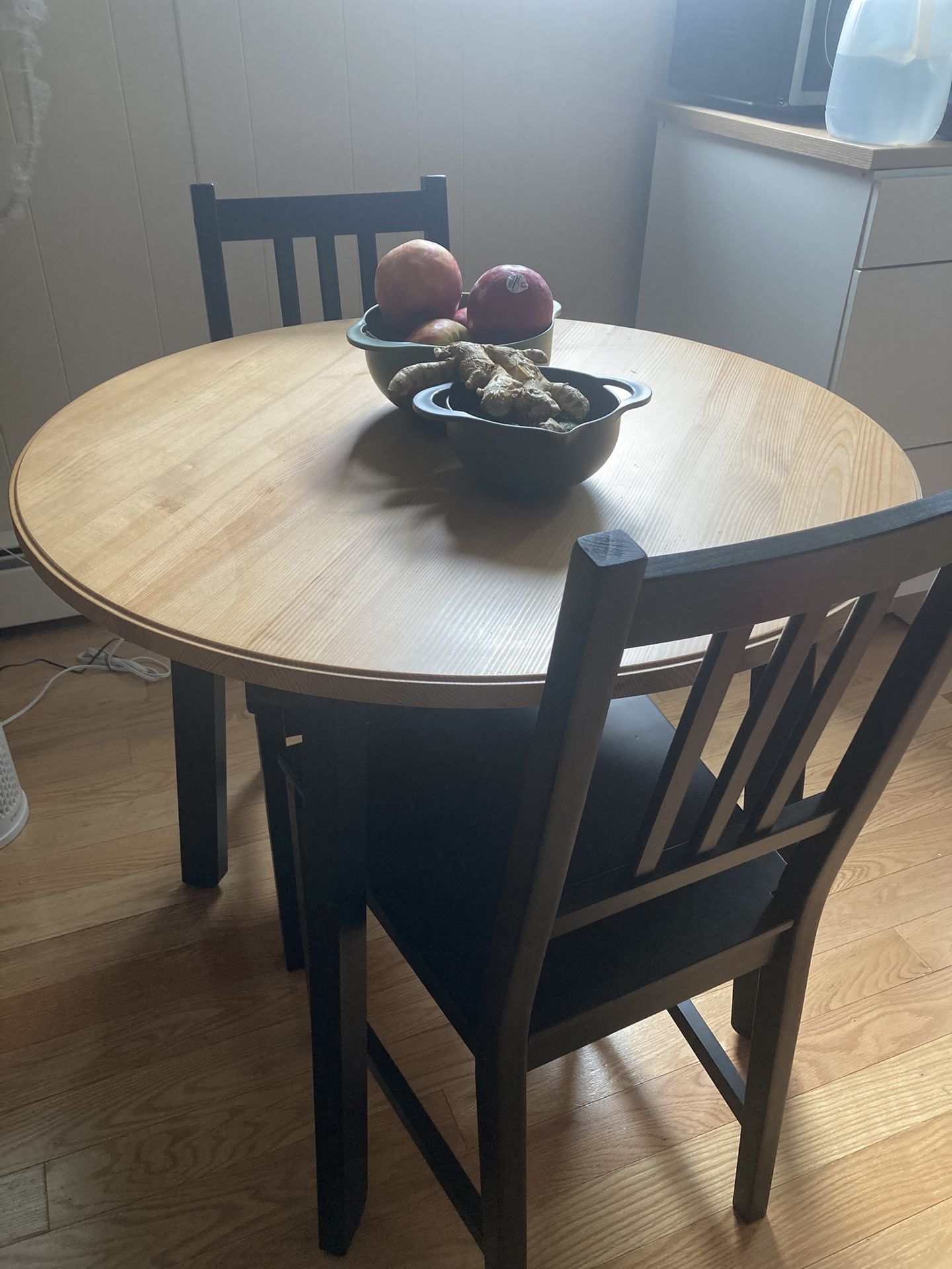 IKEA wooden Dining Table And Chairs