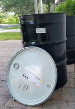 55 gallon  Metal  barrel