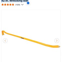 42 in. Wrecking Bar
