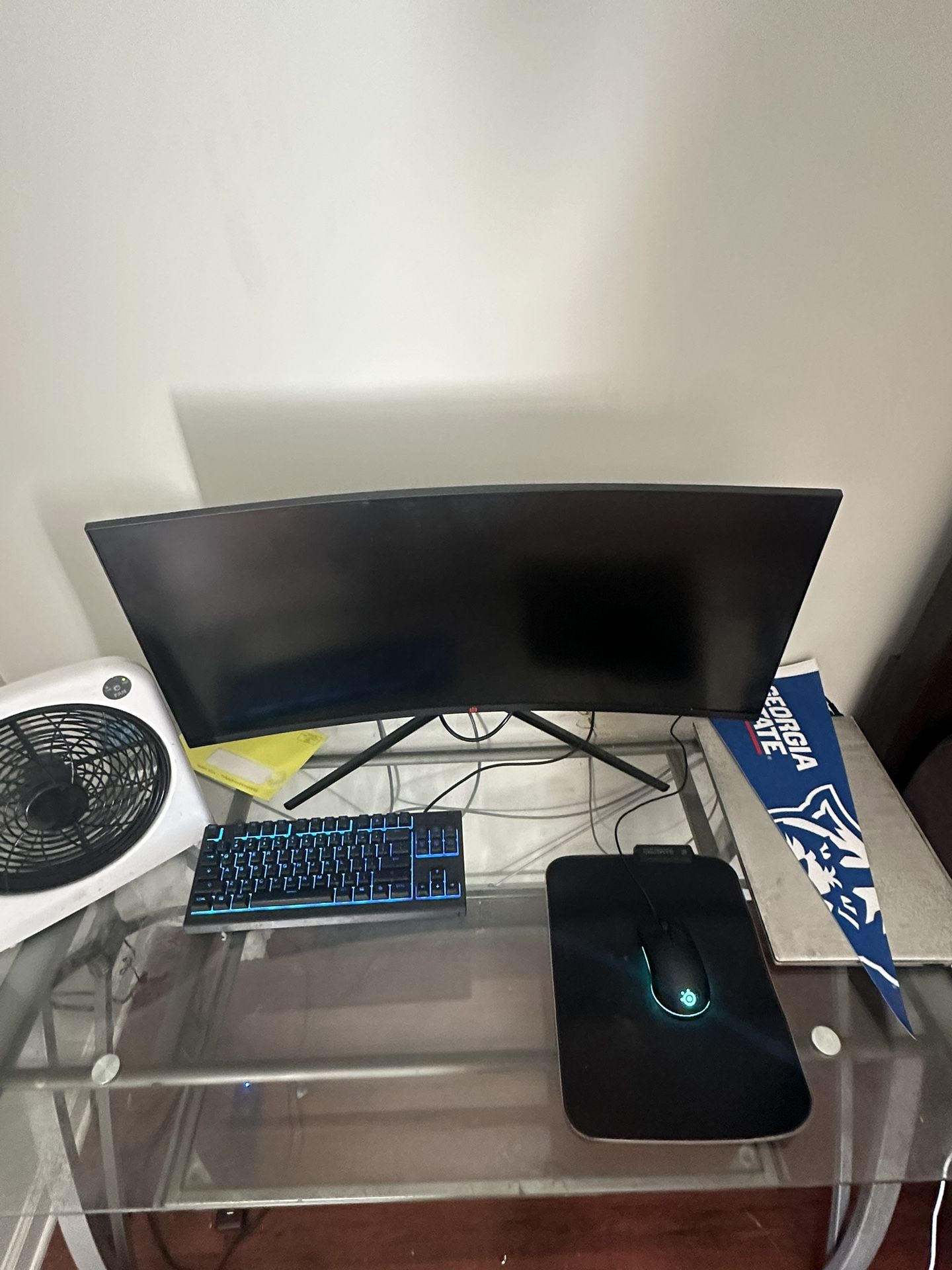 Deco Gear 35” Curved Gaming Ultrawide Monitor, E-LED, 3440x1440 WQHD, 120hz, 1ms MPRT, 21:9, Adaptive Sync, HDMI 2.0 x2, DisplayPort 1.4 x2, 99% sRGB,