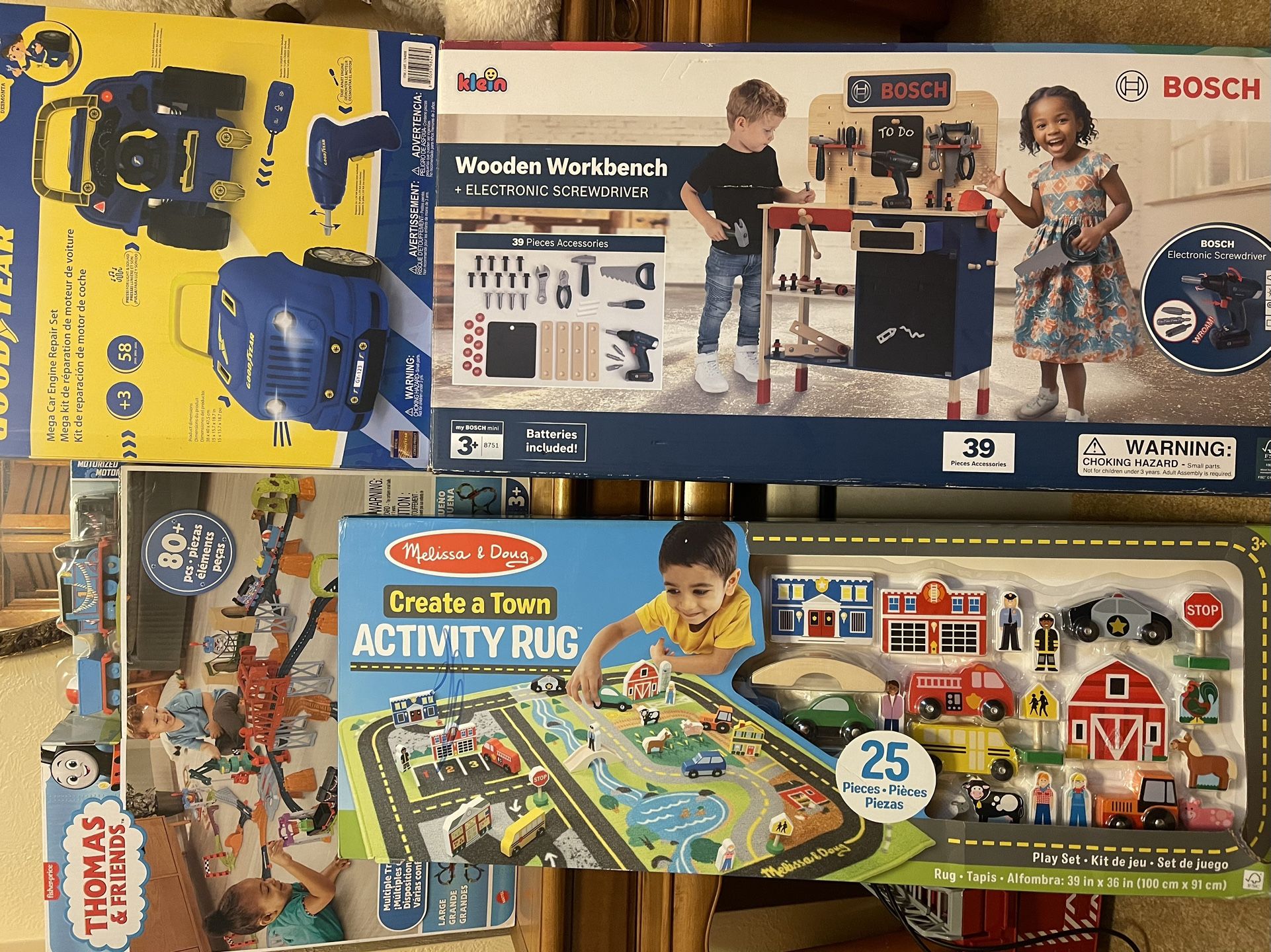 Workbench Bosch Accessory Set Toy Kids Tool Work Bench, Activity