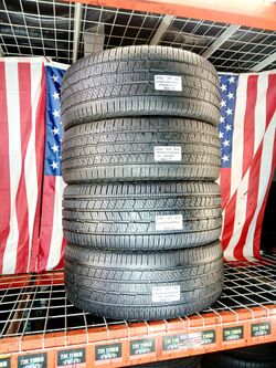 ⭐️ USED TIRES 255/45ZR20 CONTINENTAL CROSSCONTACT LX SPORT TOURING ALL SEASON 255 45 20