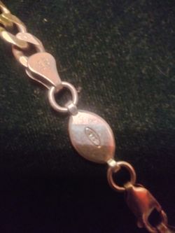24in 925 Silver Silverite Cuban link Chain for Sale in New Chicago