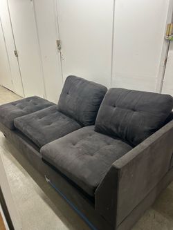 Grey modern sofa