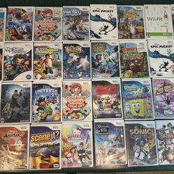 Wii Games Various Games 