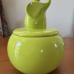 Ceramic Elephant Storage Jar