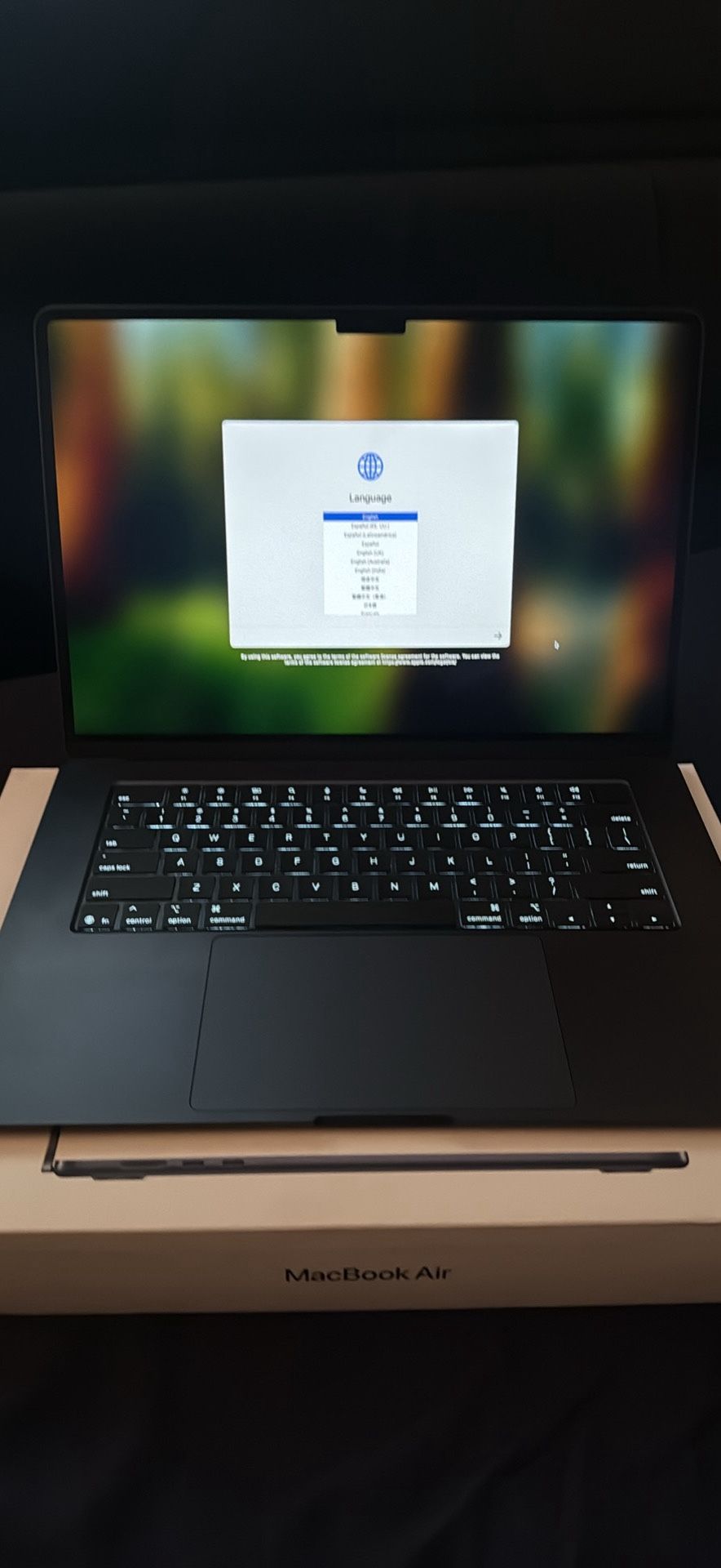 2025 Macbook Air 15inch 512gb storage