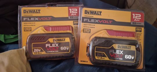 12 AH New Flexvolt Batteries