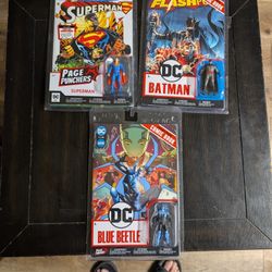 Lots Of Three Comics Books With Action Figures 