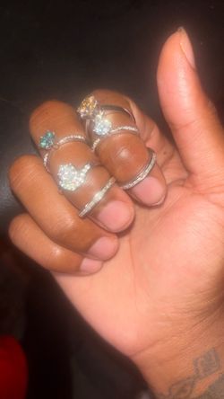Diamond rings $300 OBO