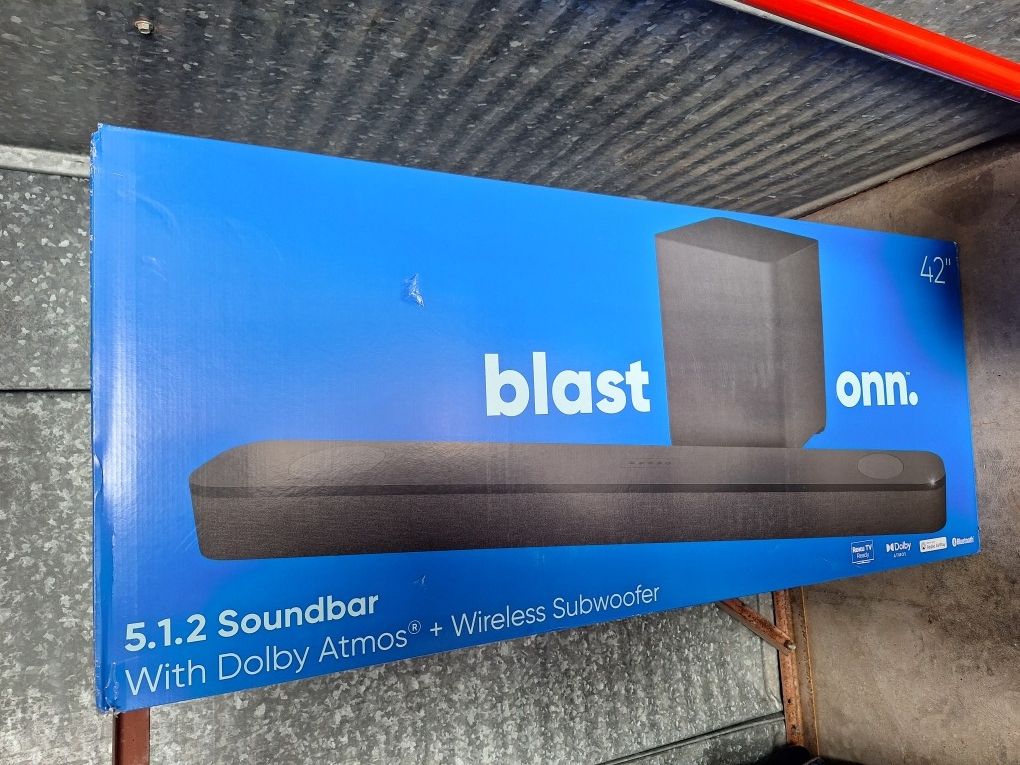 ONN. 5.1.2 SURROUND SOUNDBAR 42" NEW
