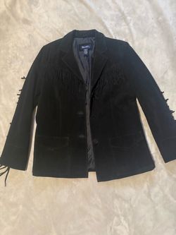 Denim & co black jacket Large