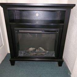 Electric Heater with Media Shelf