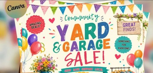 Huge garage sale sunday