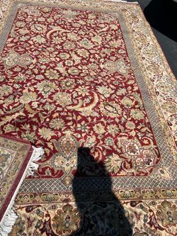 6x9 feet vintage Turkish handmade rug
