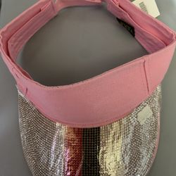 PINK RINESTONE  VISOR