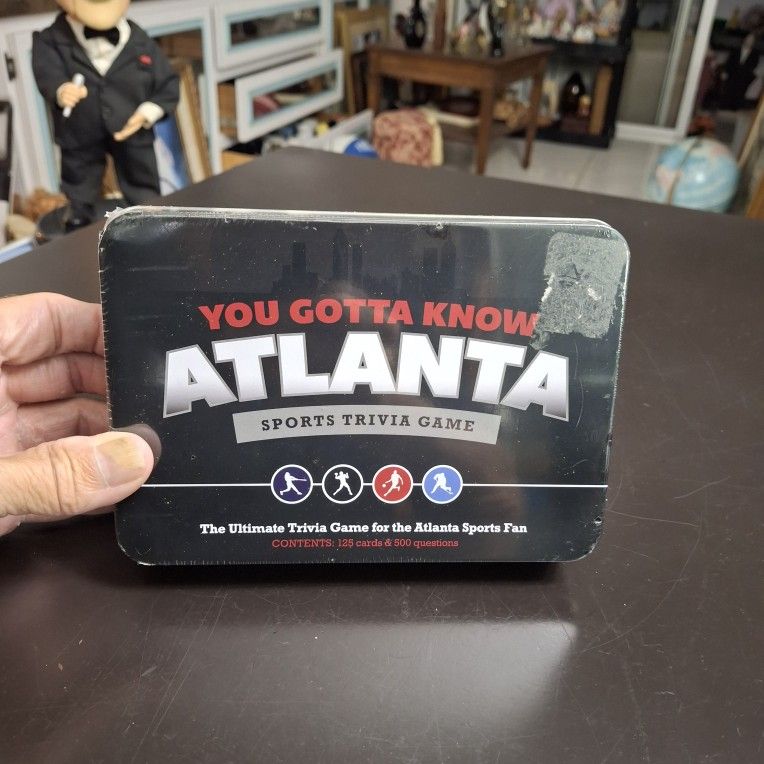 "NEW " You Gotta Know Atlanta, The Ultimate Trivia Game For The Atlanta Sports Fan - ( Current Market Value $25-$30)
