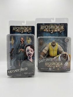 NECA BioShock 2 Action Figure Lot - Brute Splicer & Ladysmith Splicer