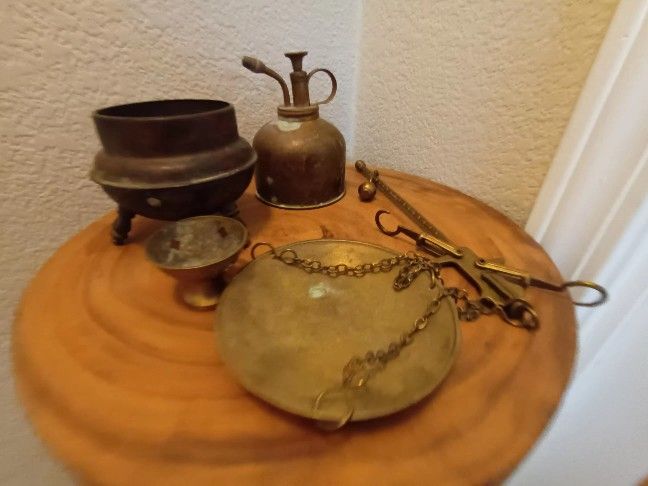 Old Brass Objects