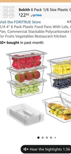 Large food containers