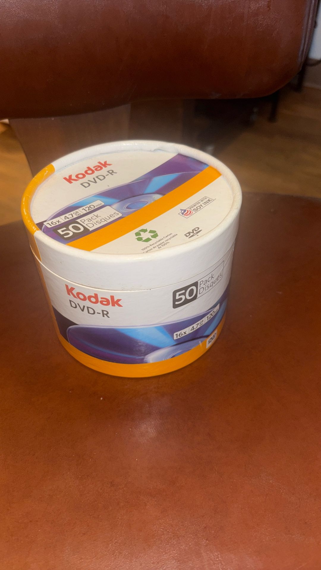 Kodak DVD-R 16x 4.7GB 120 Min. 50 Pack New Old Stock