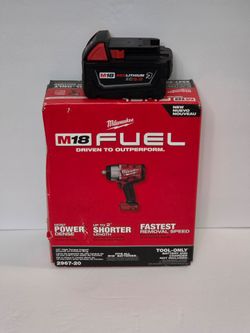 Milwaukee M18 FUEL 18V Brushless 1/2 in. Impact Wrench with Friction Ring with 5.0 Battery Brand New