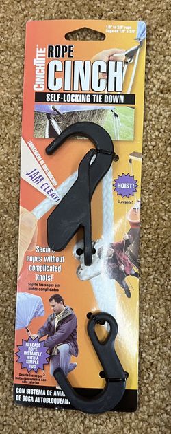 (6) Homax Rope Cinch Self Locking Tie Down 7301