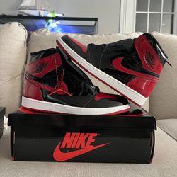 Air Jordan 1 Retro High Patent Bred