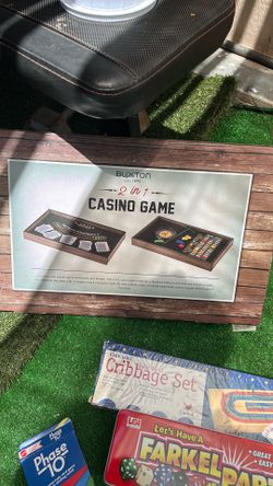 Buxton 2-in-1 Casino Game Set