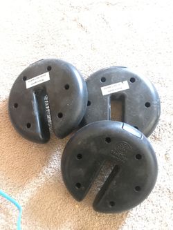 Canopy Sports Caravan Weight Plates set of 3