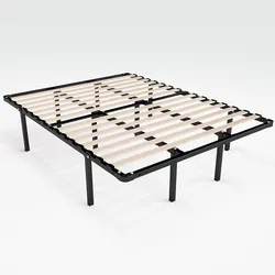 Wooden Slats Mattress Foundation, Queen