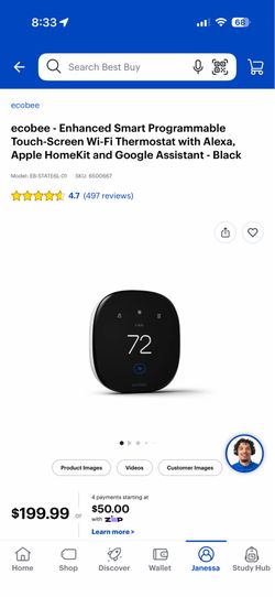 Ecobee Smart Thermometer