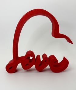 Love Heart Decor, Freestanding Decorative Accent