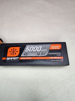14.8V 5000mAh 4S 100C Smart LiPo Battery